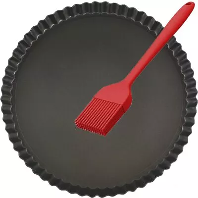 Tart Pans 10 Inch With Removable Bottom Fluted Pie Tart Pans Heavy Duty Carb... • $23.88