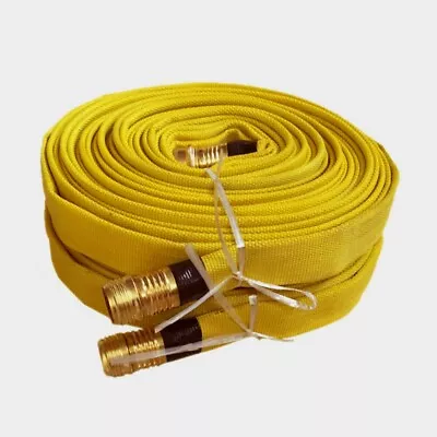 Pack Of 2 FIRE Hose 3/4IN.X 25 FT. Yellow 250 PSI • $65