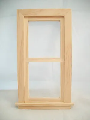 Playscale Double Hung Window 95032 Miniature Dollhouse Wooden 1/8 Scale • $9.15