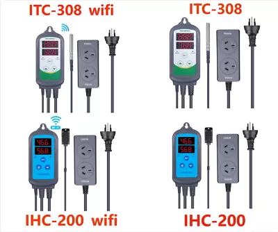 $45.86 • Buy Inkbird Wifi Temperature Humidity Controller  Thermostat Brewing Reptiles Plants