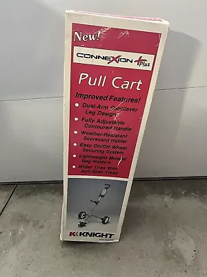 NEW Knight Connexion Xplus Aluminum Golf Pull Cart NIB Vintage FAST SHIPPING • $125