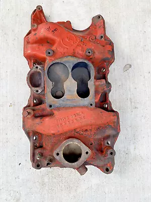 Vintage Plymouth 340 Intake Manifold 4 BBL Mopar Factory Cast Iron OEM 3614025 • $292.49