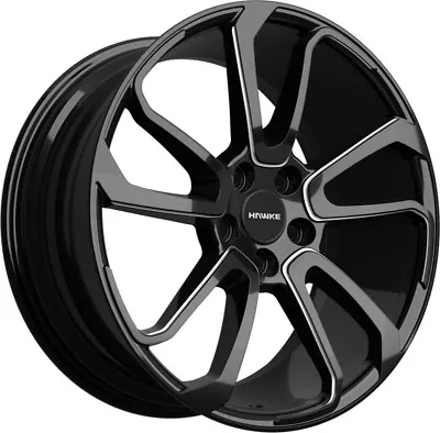 Alloy Wheels 20  Hawke Falkon Black For VW Transporter T5 03-15 • $1476.74