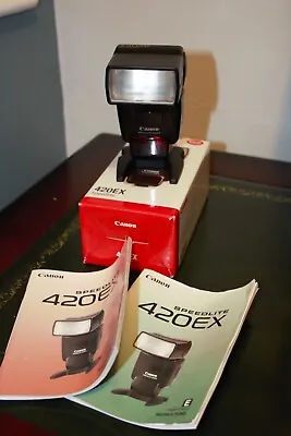 420EX Speedlight Canon Flash Gun Boxed With Case And Manuals  • £45