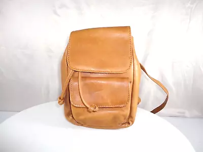 Wilsons Genuine Leather Tan Leather Mini Backpack Women's Bag • $33.33