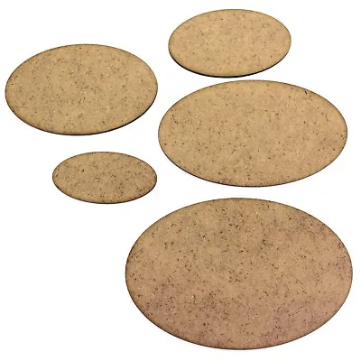 Wargame Oval Base - 2mm MDF - Many Size Options (10 Pack). RPG Board Tile • £4.02