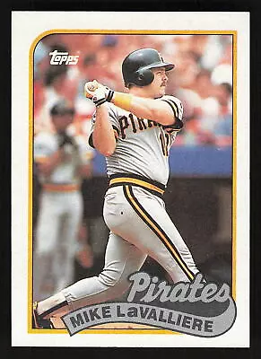 1989 Topps Mike LaValliere #218 Pittsburgh Pirates • $1.49