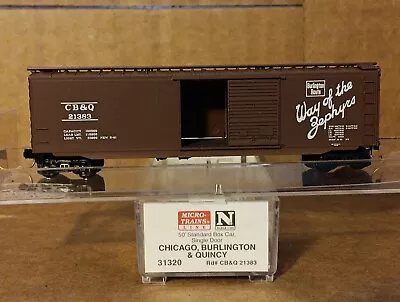 Micro-Trains #31320 Chicago Burlington And Quincy Boxcar N Scale • $13.78