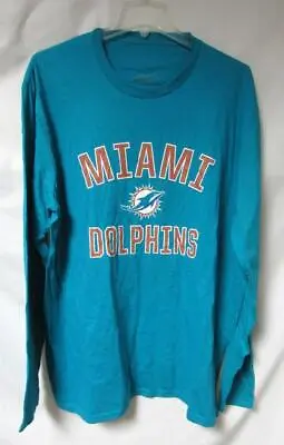 Miami Dolphins Men's Size X-Large Long Sleeve T-Shirt C1 5977 • $21.24