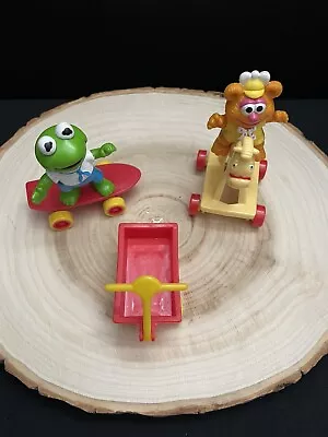 Vintage 1986 Muppet Babies McDonald's Happy Meal Toys Lot Kermit / Fozzy • $7.99