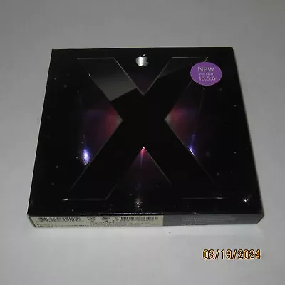 Apple Mac OS Leopard Version 10.5.6 MC094Z/A Full Retail Operating System • $27.99