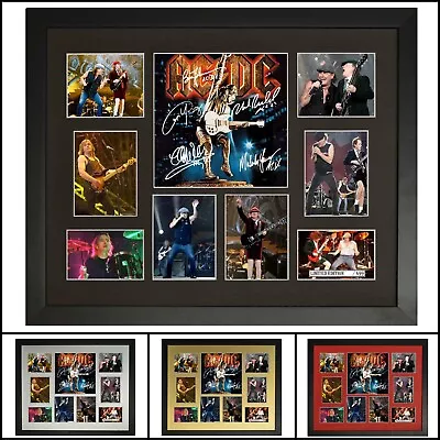 ACDC Signed Framed Memorabilia Limited Edition  • $120