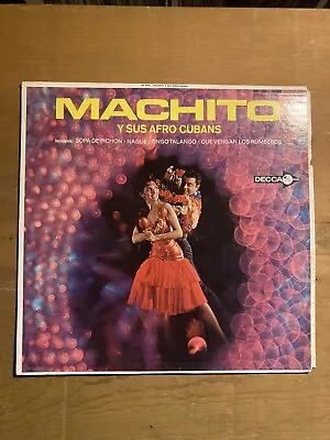 MACHITO Y SUS AFRO CUBANS Self-Titled LP Original 1964 Mono Decca STRONG VG+ • $19.99