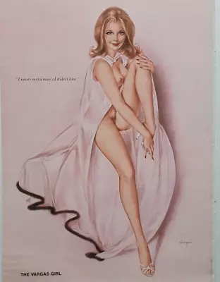 Vintage Alberto Vargas Original Pinup Cartoon Art - Never Met A Man I Didnt Like • $5.99