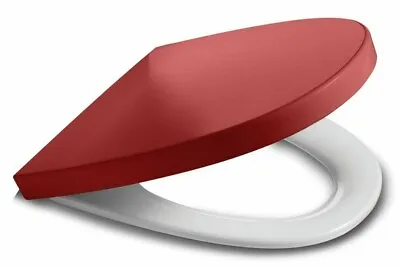 Roca KHROMA SOFT CLOSE TOILET SEAT ONLY Soft Texture PASSION RED • $596.95