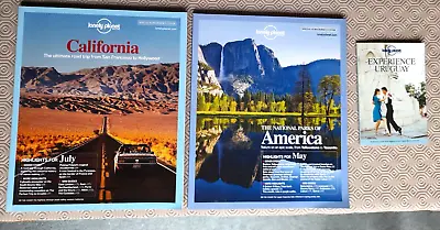 2 Lonely Planet Magazines From 2012-usa National Parks And California + Uruguay • £8