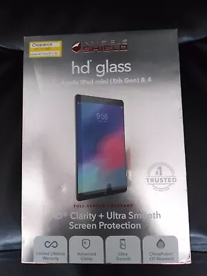 $18.99 • Buy Zagg Invisible Shield HD Glass For IPad Mini (5th Gen) & 4