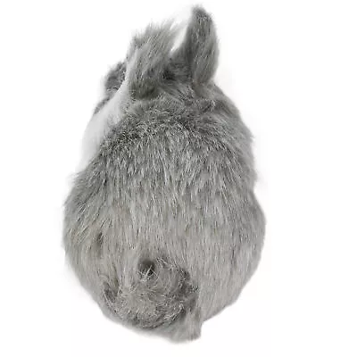 (Grey)Miniature Plush Rabbits Plastic Plush Material Soft Comfortable New • $9.53