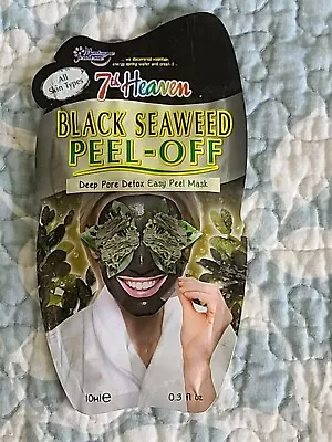 7th Heaven Black Seaweed Peel-Off Mask By Montagne Jeunesse • $2.50