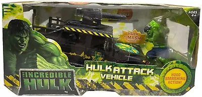 The Incredible Hulk Attack Vehicle & Action Figure NEW Humvee 2008 Marvel Movie • $119.99