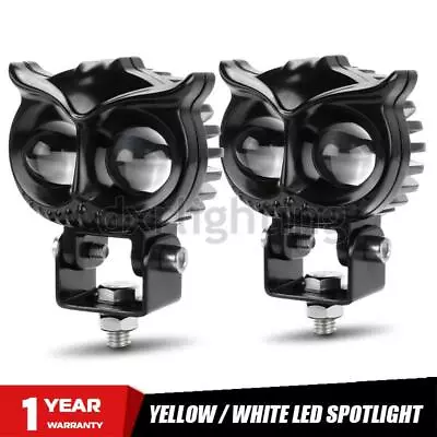 2PC LED Work Light Spot Pods Driving Fog Yellow White Offroad ATV SUV Motorcycle • $35.98