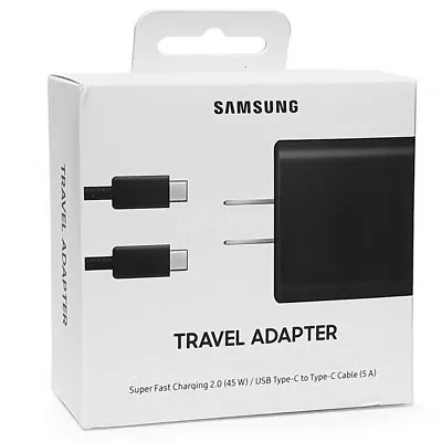 Samsung 45W Super Fast Charging Charger Adapter Galaxy S22 S23 + Ultra A54 5G • $6.78