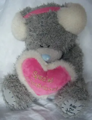 Me To You Teddy Bear Holding Pink Heart - 'Special Girlfriend'. 8  Sitting. • £4.75