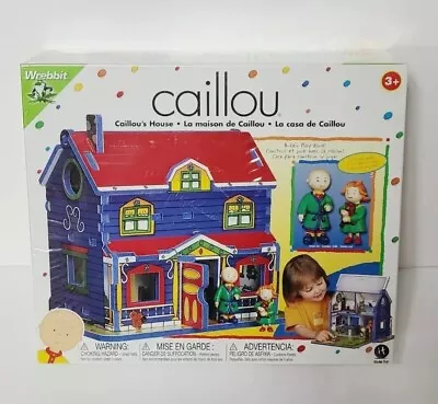 2002 CAILLOU'S HOUSE 3D Foam Puzzle WREBBIT With 2 Figures CAILLOU & ROSIE  • $94.93