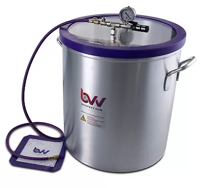 $350 • Buy BVV Best Value Vacs 15 Gallon Aluminum Vacuum Chamber