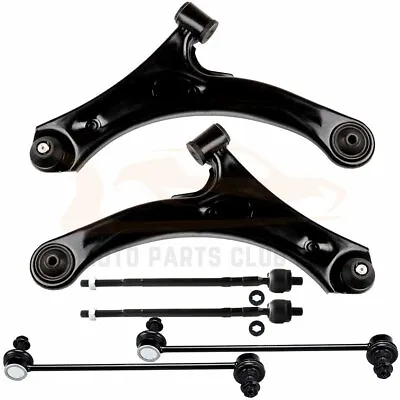 6Pcs Front Lower Control Arms Sway Bars Tie Rod Links For 2004-2007 Suzuki Aerio • $59.73