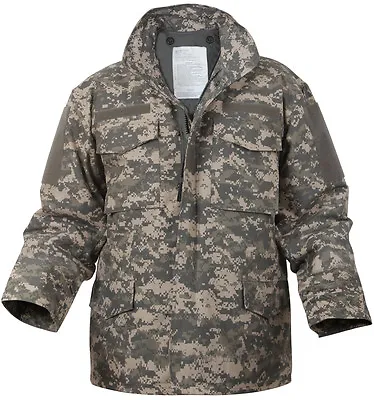 ACU Digital Camo M-65 Field Coat Army M65 Jacket W/ Jacket Liner • $99.99