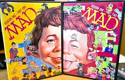 MAD Season 1 Part 1 & 2 DVD's Warner Brothers  In Case • $8.99