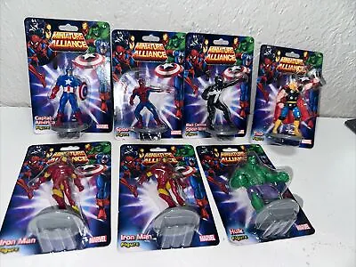 Marvel Avengers Miniature Alliance Mini Figures Lot Of 7 • $40