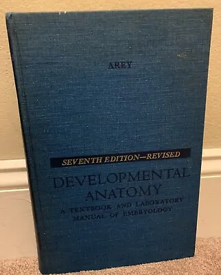 1974 Developmental Anatomy Vintage Science Medical Text Book • $14.99