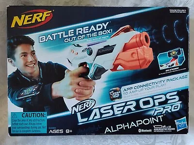 Nerf Laser Ops Pro AlphaPoint Blaster Bluetooth Lazer Tag Mobile By Hasbro • £15.57