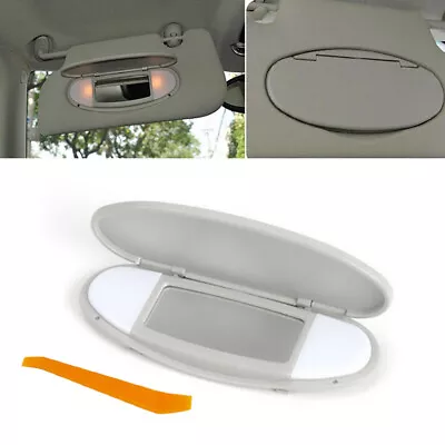 Fits BMW MINI Cooper R55 R56 R58 R60 07~2014 Sun Visor Vanity Mirror Cover Gray- • $13.99