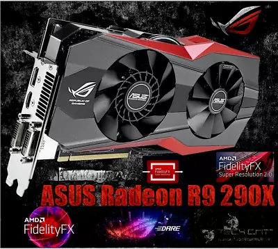 ASUS AMD Radeon R9 290X Double Dissipation Graphics Card 4GB 5400MHz 4K Capable! • £99.99