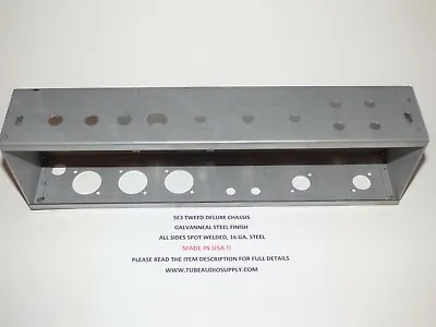 5E3 Chassis For TWEED DELUXE 16 Ga. Steel Welded Project Chassis USA Made • $60