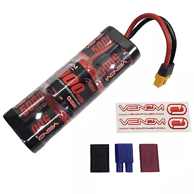 Venom 8.4V 5000mAh 7 Cell Hump Pack NiMH Battery With Universal Plug System • $49.95
