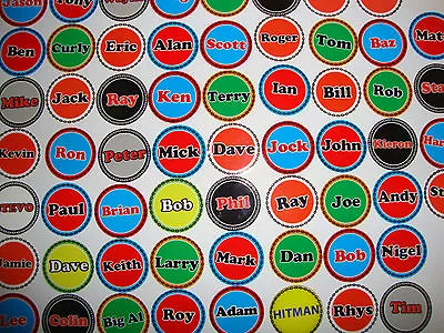 12 Crown Green Bowls Stickers 1     Your Own Name • £2.99