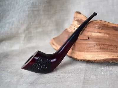 Hand Carved Wooden Horn Tobacco Smoking Pipe # 57 Piar Wood From Golden Pipe • £27.48