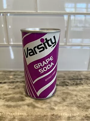 Vintage Varsity Grape Soda Pop Can Steel 12 Oz • $6