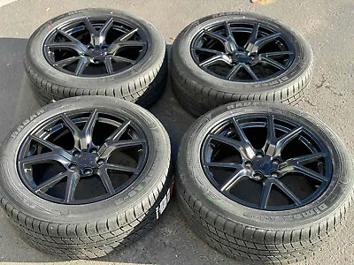 20  Black 5x127 Rims 265/50r20 Tires Fit JEEP Grand Cherokee Dodge Durango SRT • $1799