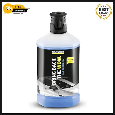 Karcher Snow Foam Bottle Pressure Washer Car Shampoo Detergent Plug Clean 3 In 1 • £9.89