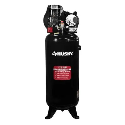 Husky Electric Air Compressor 60 Gal 3.7 HP 175 PSI 1-Phase Oil Lubed Belt Drive • $1056.44