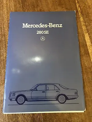 Mercedes S Class 280 SE Saloon Classic Car Brochure 1981 W126 AMAZING CONDITION • $23.36