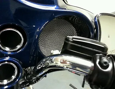 Front Speaker Grills Harley Davidson Touring Ultra Classic Street Glide 98-2013 • $34.89