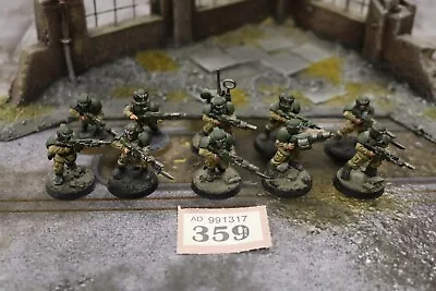 10x Cadian Shock Troops 359 Well Painted Astra Militarum Warhammer 40k • £18.99