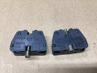 Lot Of 2 Allen Bradley 800E-2D0 250V Max VDE 0660 Lamp Module #118F23 • $10.50