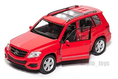 Mercedes Benz GLK Red Welly Scale 1:34-39 Model Toy Car Gift • £11.45